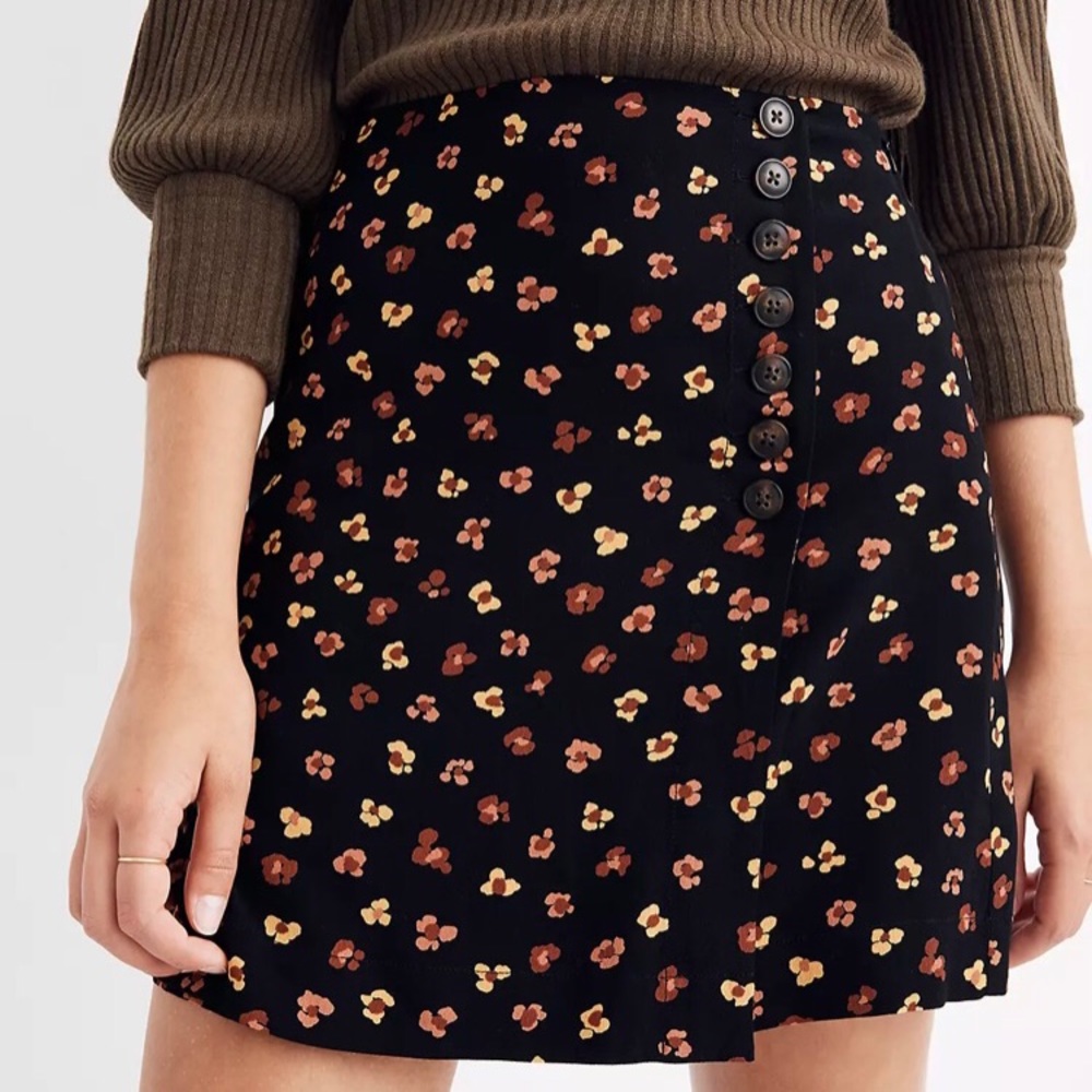 Madewell Autumn Floral Skirt!